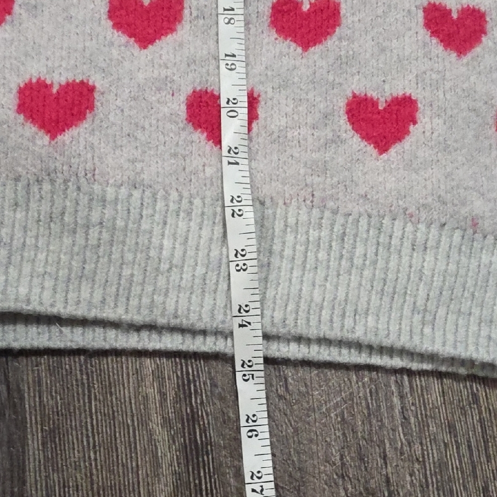 CeCe Pink and Cream Knit Sweater - Picture 5 of 7
